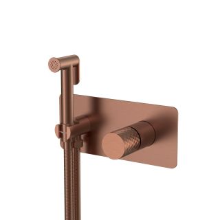 Гигиенический душ со смесителем Boheme Stick Daimond 127-BRB брашированная бронза